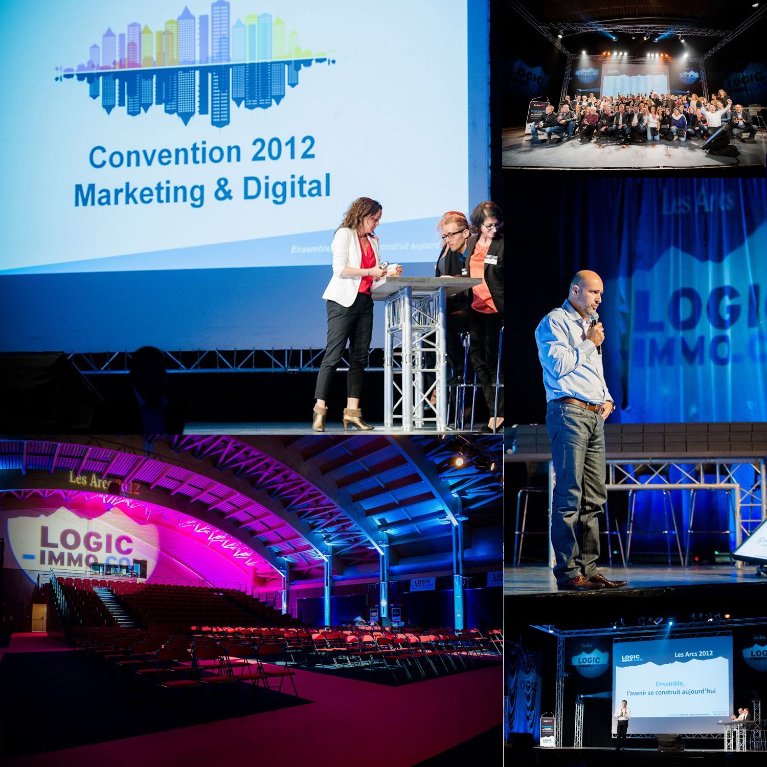 DIRECTION ARTISTIQUE - RÉALISATION LIVE - LOGIC IMMO 2012